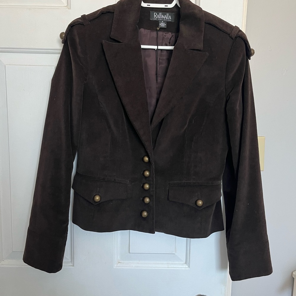 Never worn baby corduroy 97% cotton blazer size 4 by Raffinalla Made in Canada